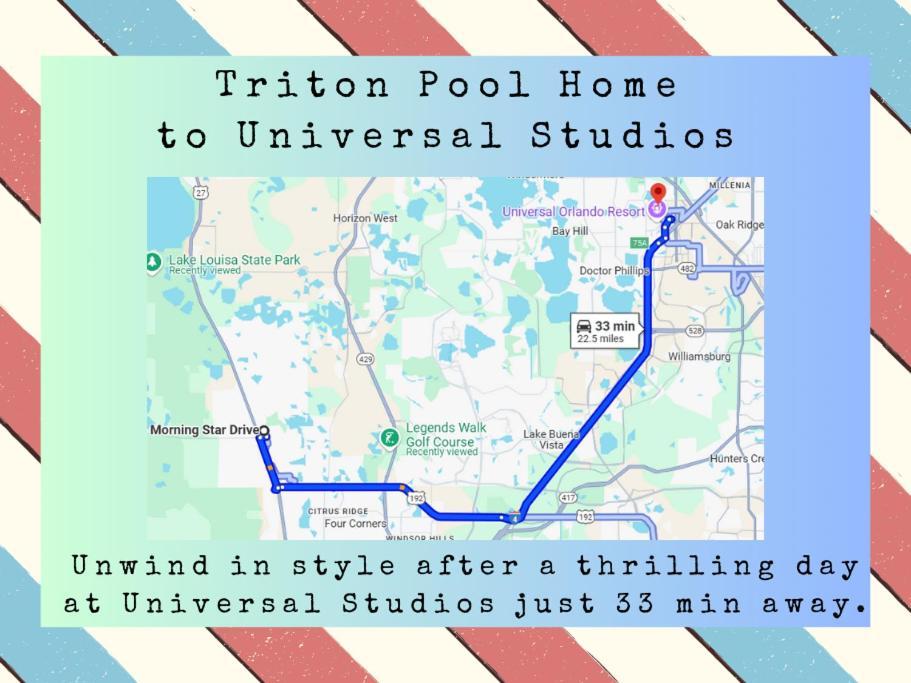 Triton Vacation Pool Home Near Disney Орландо Екстер'єр фото
