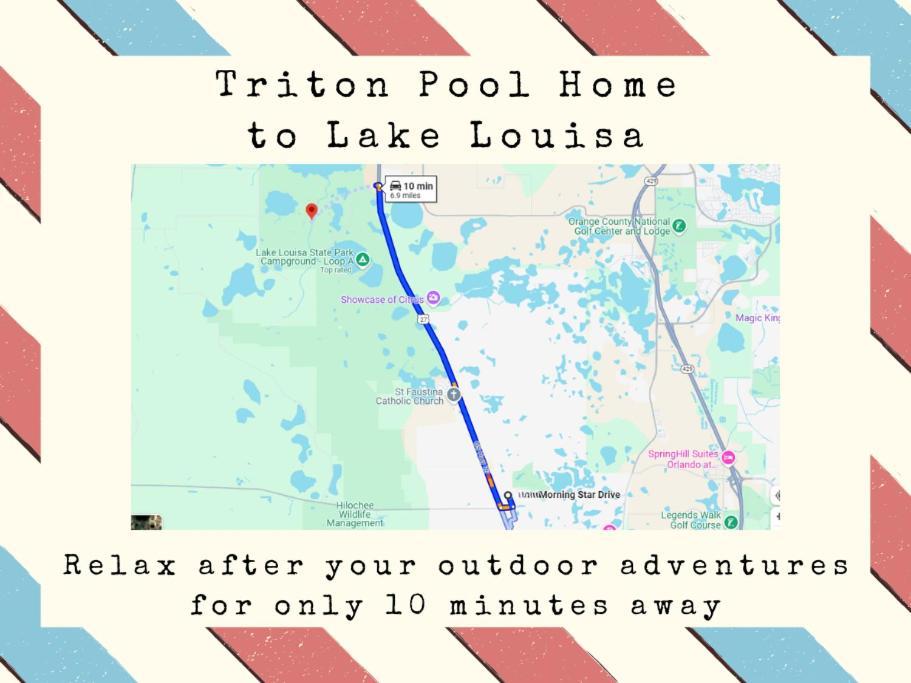 Triton Vacation Pool Home Near Disney Орландо Екстер'єр фото